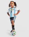 Argentina FIFA World Cup 2026 Official Premium Quality Home kits For Kids Jersey (Full Set). 
