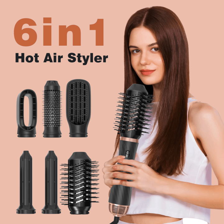 Hair Dryer Curling Heat Brush Ubeator -1200W Hot Air Hair Comb
