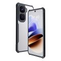 SupCares Edge to Edge iQOO Neo 10/Neo 10 Pro Back Case Cover | Camera Protection Shockproof Bumper-Edge | Acrylic Crystal Clear 360 Degree Protection TPU+PC | Transparent Eagle Back Case Cover (Black) iQOO Neo 10/Neo 10 Pro.