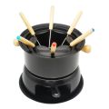 Chocolate Fondue Maker Set Multifunction Carbon Steel Ice Cream Chocolate Cheese Hot Pot Melting Pot Fondue Set.