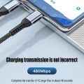 CASIFY CC24 QC 4.0 240W USB C to Type C Fast Charging Cable PD Cable Type C To Type C Fast Charging Cable 240W Cable Fast Charging Braided Cable 240 Watt Cable. 