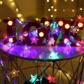 2.5M LED Christmas Lights Star Curtain String Light 220V Fairy Light Outdoor Indoor Garland For Party Wedding Holiday Decoration. 