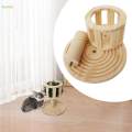 Bunny Hay Manger Chinchilla Food Feeding Manger Wooden Rabbit Hay Feeder.