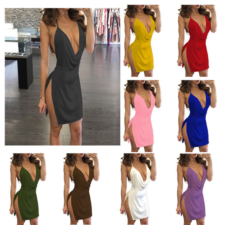 Deep%20U%20Party%20Club%20Dresses%20Side%20Open%20Backless%20Hot%20Mini%20Dress%20Summer%20Sleeveless%20Halter%20Dress%20For%20Women%20Clothes%20-%20Image%203