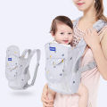 Baby Carrier with Pocket Front and Back Infant Sling Wrap Backpack Walkers Hold Comfortable Adjustable Straps Front Back Rider Carrier for Newborn Toddler. 