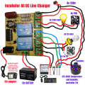 AC DC Line Changer Incubator Circuit | Incubator AC DC Change Over Switch | AC DC Line Switch | AC DC Changeover Circuit | AC DC Line Changer Relay | W1209 XH-M452 Controller AC DC Change Over Switch | AC Change to DC Converter.