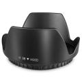 58mm Lens Hood for Canon EOS 1300D 800D 850D 77D 80D 100D 200D 250D 550D 600D 650D 700D 750D 760D 1000D 1100D 1200D 18-55mm. 