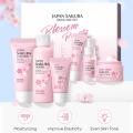 Facial Products Kit Sakura Skin Care Set Facial Cleanser Face Cream Sunscreen Facial Mask Eye Cream Skincare Product.