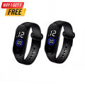 Buy 1 Get 1 Free, Silicone Led Sports Watch For Men/ Kids /Girls /Boys. 