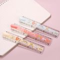 30cm Kawaii Bear Rulers Cute Foldable Straight Rulers Measuring Tool Korean Stationery Drawing Template School Office Supplies.