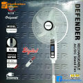 Defender 5968HRSW 18 inch Full Stand Rechargeable fan with Remote and Digital Display, Dual Battery 6v 4.5Ah.
