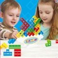 3D Tetra Tower Game Stacking Stack Building Blocks Balance Puzzle Board Assembly Brick Toys Children Psychomotor Balance Modules. 