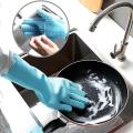 Silicone High Quality Dish Washing Kitchen Hand Gloves (Multicolor) - Hand Gloves - Hand Gloves.