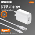 LVEIO CT-20 2.1A Charger with TPYE-C/Micro USB Cable by mocho. 