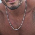 Silver Color Metal Chain For Men - Sun Glass For Men.