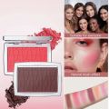Embossed Blush Palette Facial Blush Powder Fine Powder Texture High Color Rendering Luxury Powder Blusher Powder Matte Makeup. 