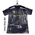 Barcelona Black Concept Jersey 25 Half Sleeve For Man.