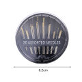 【Fashion】Upscaled Quality - 30Pcs/Box Large Hole Needles Hand Sewing Disk Needle Box Sewing Needle Set Tool Innovative. 