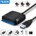 USB 3.0 To Sata Adapter Converter Cable For 2.5/3.5 inch External HDD SSD Convert USB3.0/Type C to SATA III Hard Drive Adapter. 