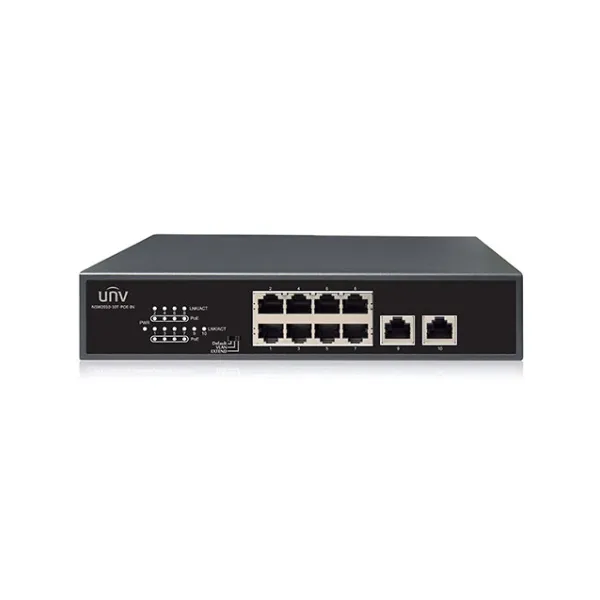 Uniview NSW2010-10T-PoE-IN 8 Ports 10/100 PoE Switch With 2 Uplink Ports