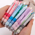 4pcs/lot Creative Sponge Grip Press Gel Pen Cute 0.5mm Black Ink Neutral Pens For Writing Office School Supplies.