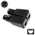 LKPCIGCXM DMX to RJ45 Connector RJ45 Ethernet to 3 Pin XLR DMX Female & Male Adapter Sets (3PIN 1Pair). 