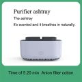 Portable Smokeless Ashtray Multifunctional Negative Ion Air Purifier Secondhand Smoke Air Filter for Home Office Car. 
