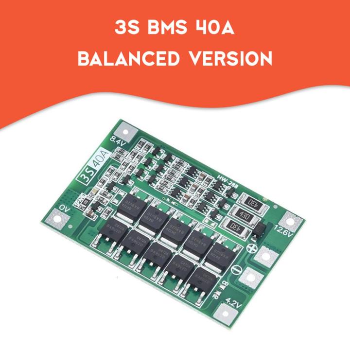 3S 40A 18650 Lithium Battery Protection Board - iFuture Technology