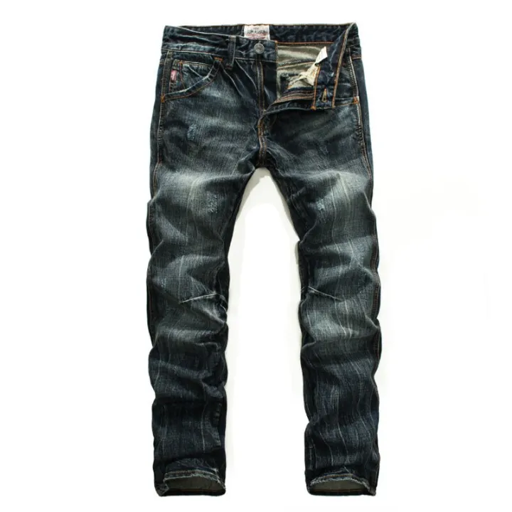 Newly%20Fashion%20Designer%20Men%20Jeans%20Retro%20Green%20Blue%20Slim%20Fit%20Ripped%20Jeans%20Men%20Trousers%20Vintage%20Casual%20Cotton%20Denim%20Pants%20Hombre%20-%20Image%202