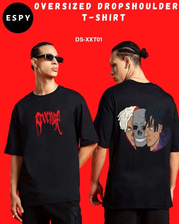 XXXTentacion Oversized drop Shoulder T-shirt Cotton and 200+ GSM