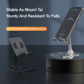 BlueWow Aluminium Alloy Phone Stand for Huawei iPhone Xiaomi Universal Foldable & Rotatable Phone Holder Tablet Stand for iPad. 