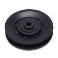 1pcs 90mm Black Bearing Pulley Wheel Cable Gym Equipment Part Wearproof gym kit Sunlight Mall. 