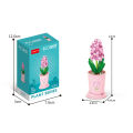 GC Creative Flower Building Blocks Simulation Bouquet Potted Building Bricks Toys For Home Decoration.