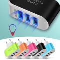 【Ready Stock+FREE Shipping+COD】3USB Type-C Multi-port Charger 3-ports Fast Charging Head Universal USB Direct Charger Power Adapter.