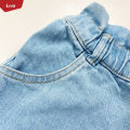 Teen Girl’s Mid Rise Casual Solid Denim Shorts From Levin. 
