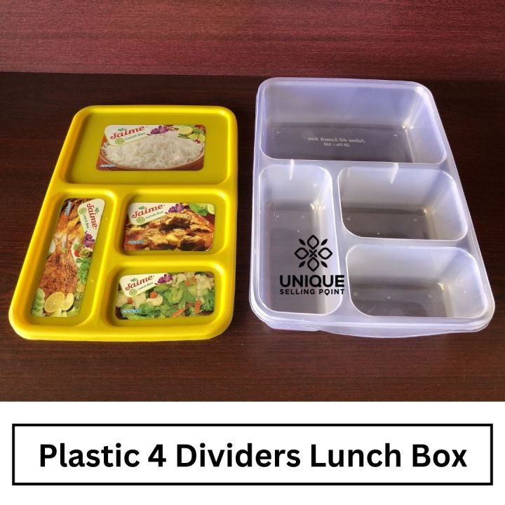 Plastic%204%20Dividers%20Lunch%20Box,%20Economy%20OFFICE%20Lunch%20Box,%20Jaime%204G%20Lunch%20Box,%20Lunch%20Box%204%20Compartment,%20Plastic%20Tiffin%20Lunch%20Box%20-%20Image%203