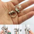 Stainless Steel 3/4 Hose Clamp 10 Pcs , Stainless Steel Gas Pipe Fitting Hose Clamp 10 Pcs.