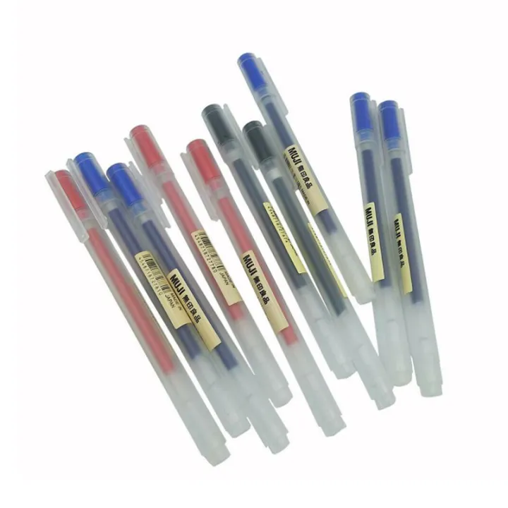 5pcs%20Muji%20Moma%20Japan%200.38mm/0.5mm%20Non-toxic%20Gel%20Ink%20Pen%20Blue/Black%20-%20Image%202