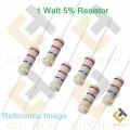 1W Carbon Film Resistor 4.7K Ohm 5%-50Pcs. 