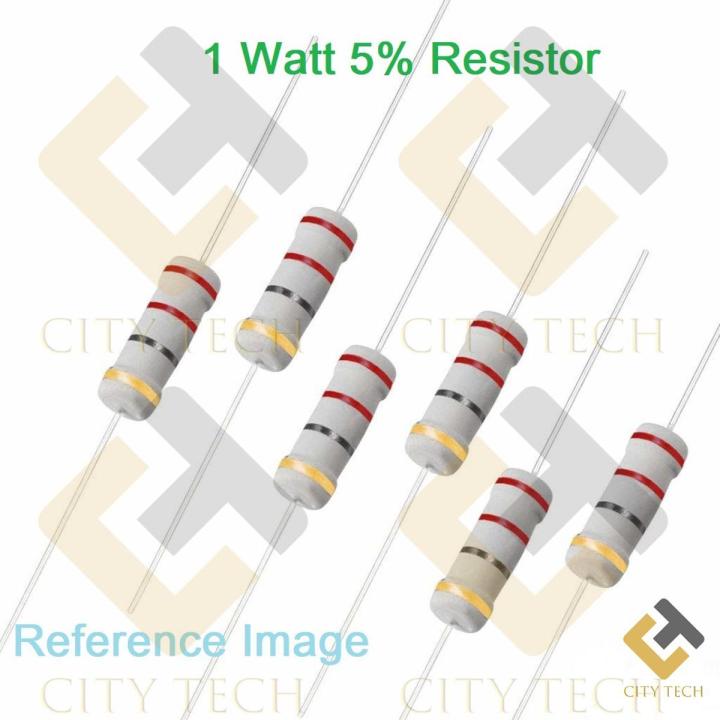 1W Carbon Film Resistor 4.7K Ohm 5%-50Pcs
