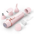 Facial Hair Removal for Women, 4 in 1 Professional Electric Razor Shaver for Women Waterproof Hair Remover Kit with Nose Hair Trimmer Eyebrow Trimmer USB Rechargeable Ladies Body Hair Trimmer Hair Removal Device Appliances Lady Shaver. 