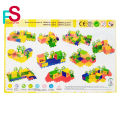 Educational Building Blocks Set For Kids -24 Pcs Plastic Building Block Set Toy For Kids (Multicolor). 