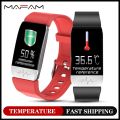 MAFAM T1 Smart Watch Temperature Measure ECG Heart Rate Blood Pressure Monitor Drinking Remind Wrist Band For xiaomi Dropshiping. 