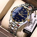 Louis Vance Swiss brand new men's quartz watch waterproof luminous calendar Korean luxury watch Tiktok.