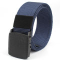 Canvas Belt Waist Belts Black Buckle Belt Unisex Waistband Webbing Belt.