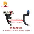 Single Front Camera Proximity Sensor Flex For iPhone 13 12 11 Pro Mini X XR XS MAX Replacement Front Small Camera Cable Patrs. 