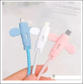 2 Pcs Little Angel Data Cable Connector Protective Cover anti-Breaking Elastic Charger Cable Saver for Data Charging Cables safety. 