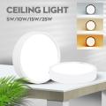 Surface Mounted LED Ceiling Light Downlight Mini 3W 5W 10W 15W 20W 220V High Power Modern Home Lighting LED Down Light Round Led Panel Spot Lamp for Bathroom Bedroom Kitchen Living Room. 