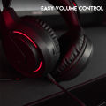 FANTECH HQ53 FLASH LIGHTWEIGHT RED ACCENT LIGHTING GAMING HEADSET. 