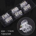 12pcs/set Plastic Mini Hair Clips Claws Black Hairpins Clamps for Women Girl Colorful Cute Hair Clips Headwear Hair Styling Tool.